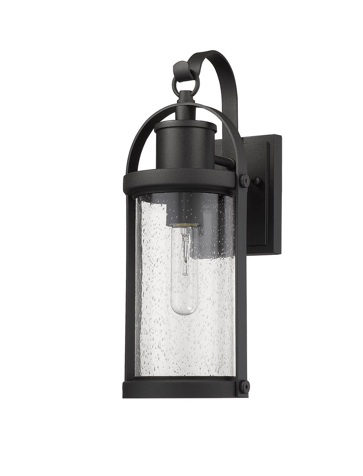 Z-Lite Lighting 569S-BK  Roundhouse Outdoor Black