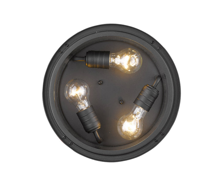 Z-Lite Lighting 570F-BK  Jordan Outdoor Black