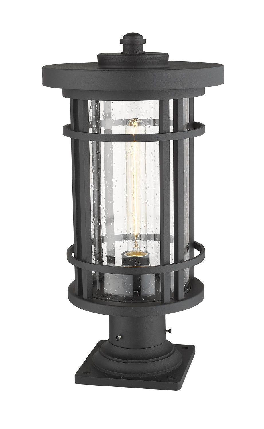 Z-Lite Lighting 570PHB-533PM-BK  Jordan Outdoor Black