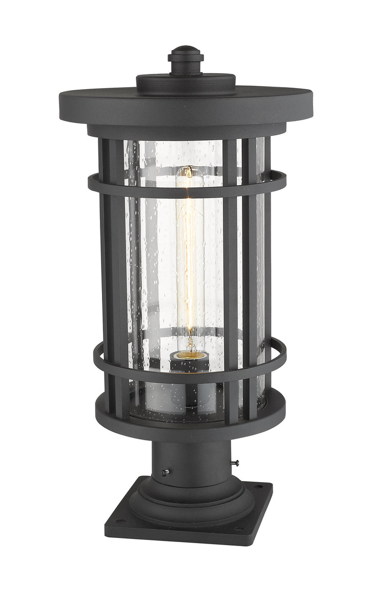 Z-Lite Lighting 570PHB-533PM-BK  Jordan Outdoor Black