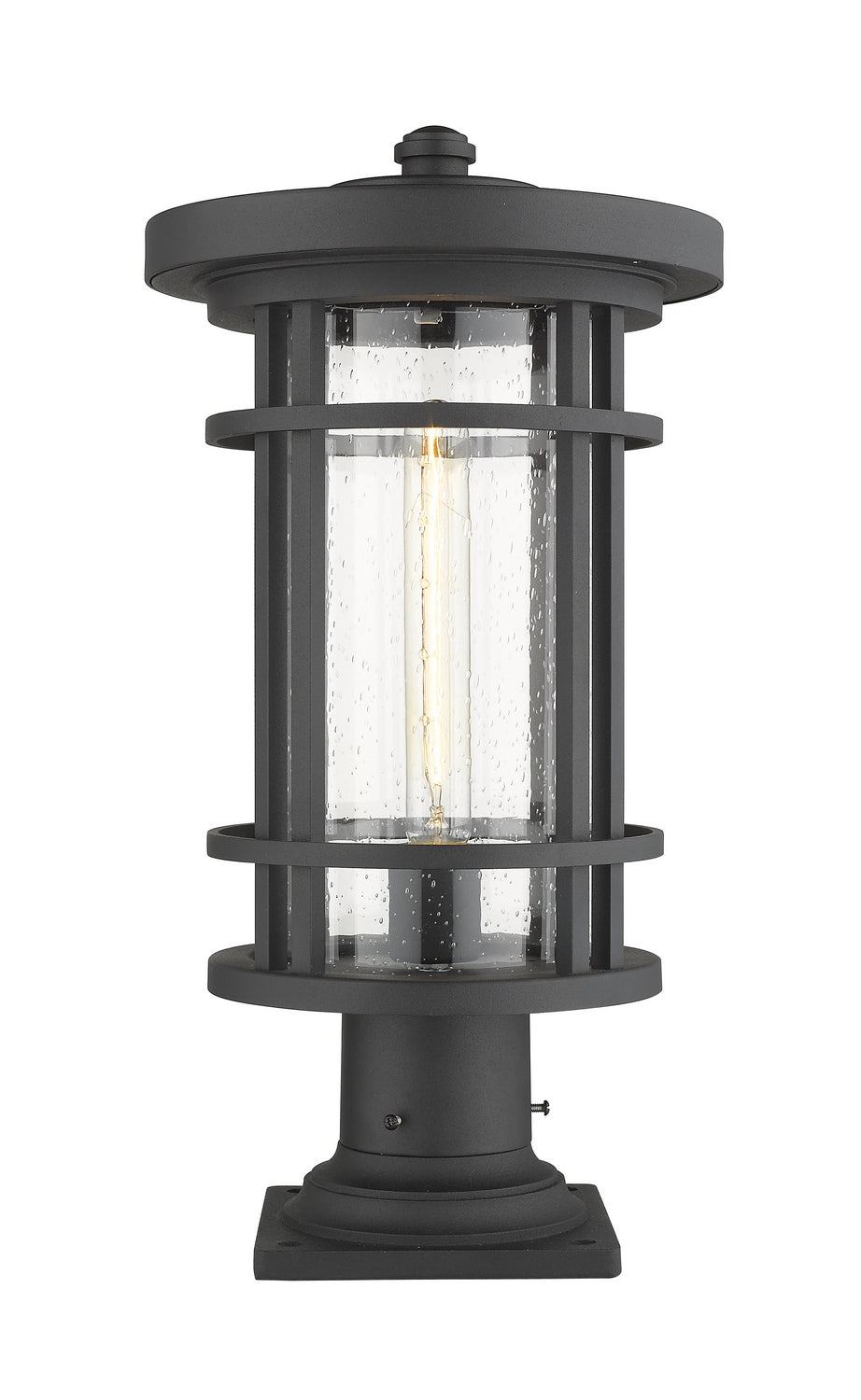 Z-Lite Lighting 570PHB-533PM-BK  Jordan Outdoor Black