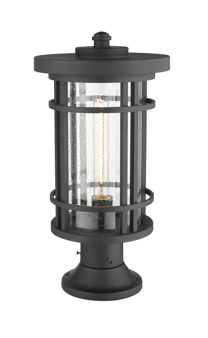 Z-Lite Lighting 570PHB-553PM-BK  Jordan Outdoor Black