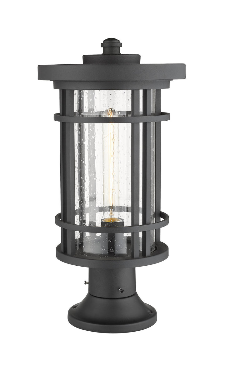 Z-Lite Lighting 570PHB-553PM-BK  Jordan Outdoor Black