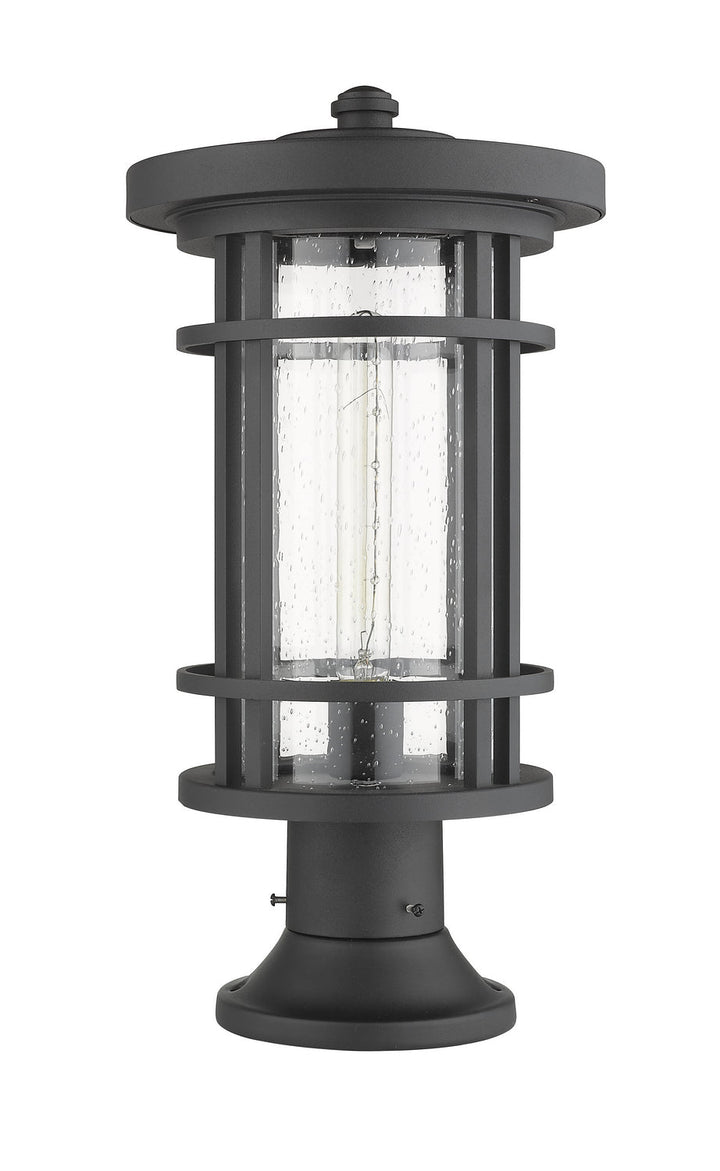 Z-Lite Lighting 570PHB-553PM-BK  Jordan Outdoor Black