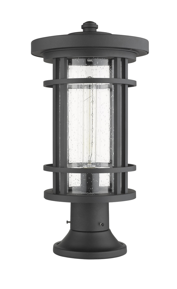 Z-Lite Lighting 570PHB-553PM-BK  Jordan Outdoor Black