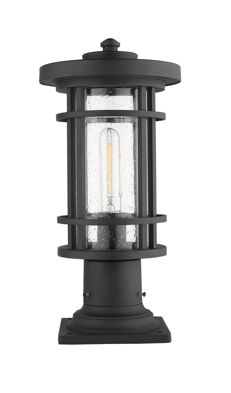 Z-Lite Lighting 570PHM-533PM-BK  Jordan Outdoor Black