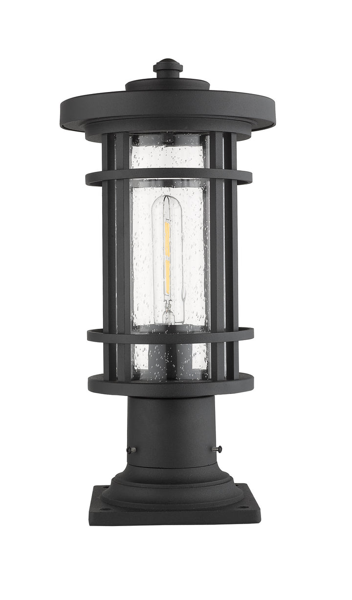 Z-Lite Lighting 570PHM-533PM-BK  Jordan Outdoor Black