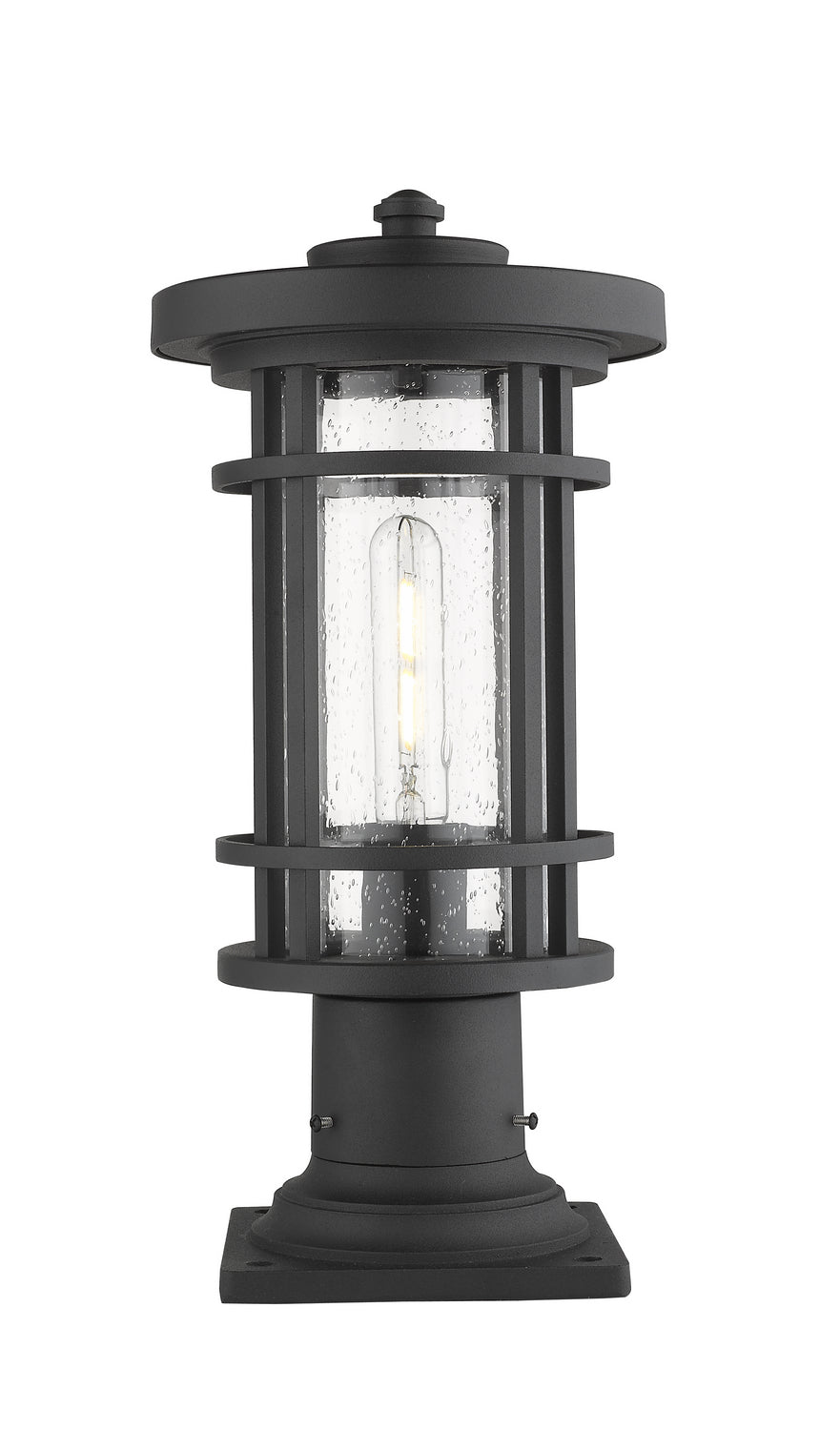 Z-Lite Lighting 570PHM-533PM-BK  Jordan Outdoor Black