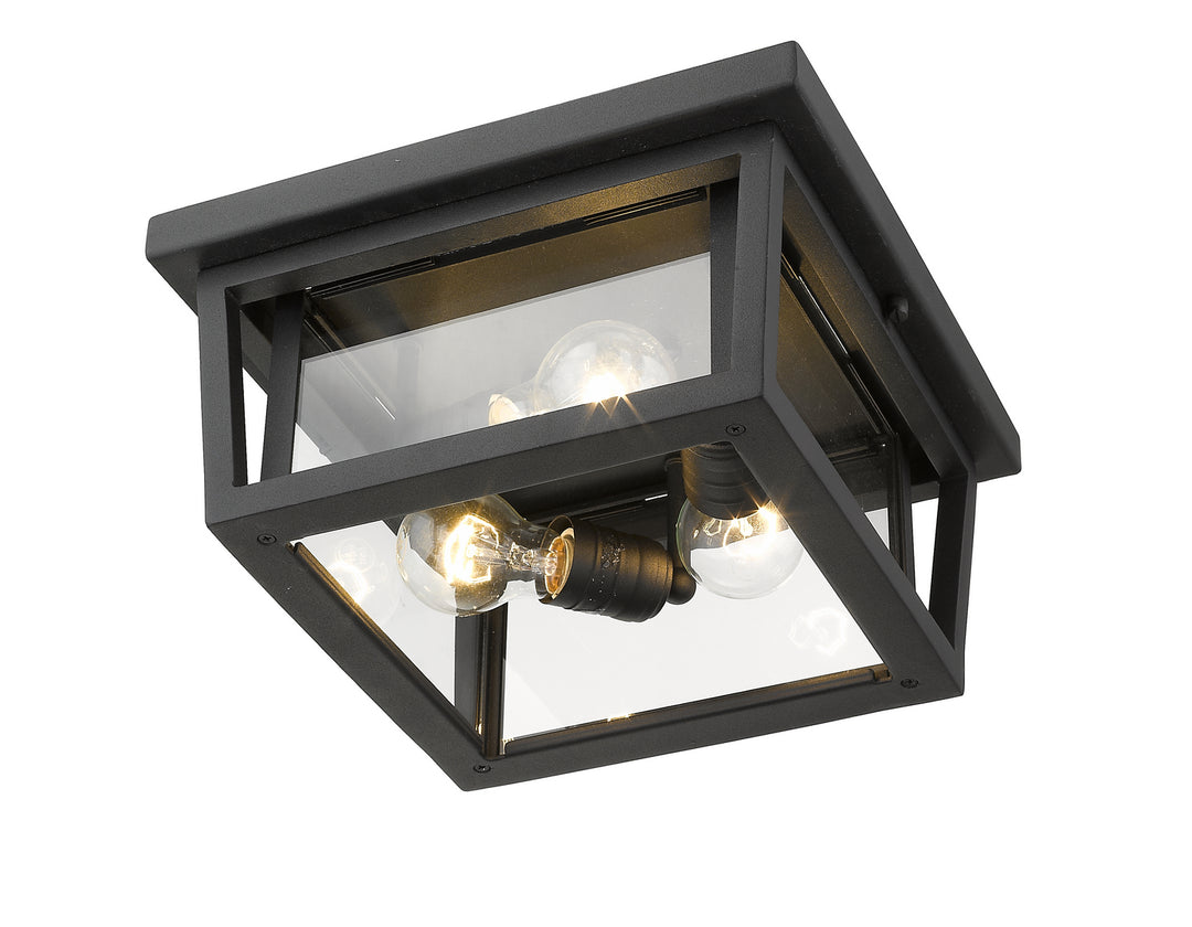 Z-Lite Lighting 571F-BK  Seoul Outdoor Black