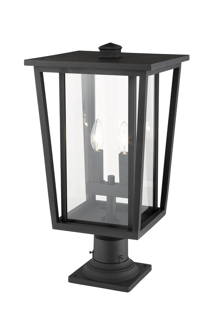 Z-Lite Lighting 571PHBR-533PM-BK  Seoul Outdoor Black