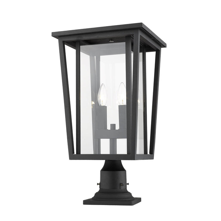 Z-Lite Lighting 571PHBR-533PM-BK  Seoul Outdoor Black