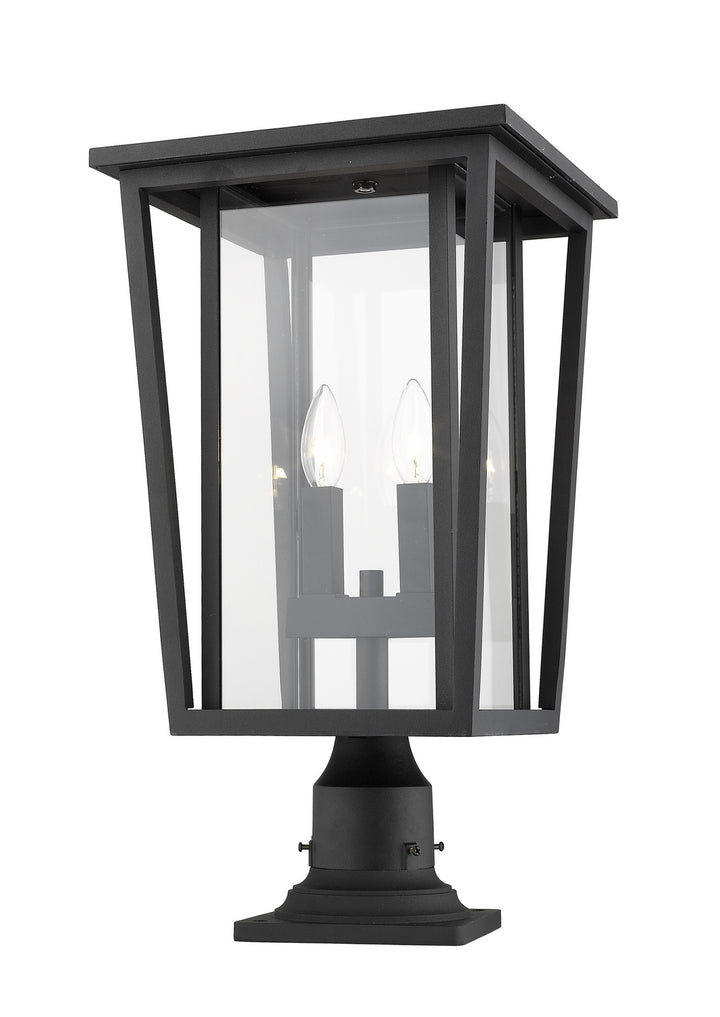 Z-Lite Lighting 571PHBR-533PM-BK  Seoul Outdoor Black