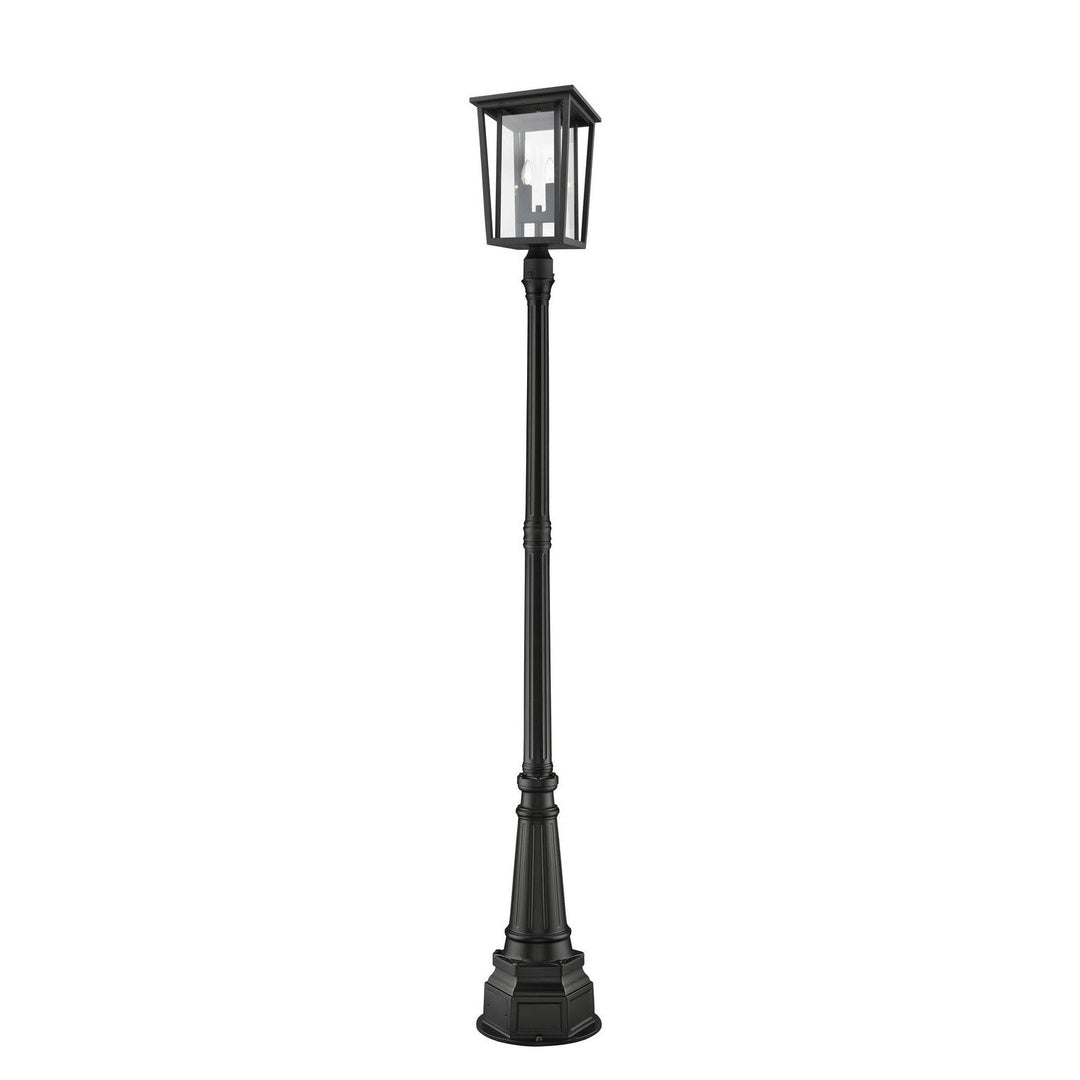Z-Lite Lighting 571PHBR-564P-BK  Seoul Outdoor Black