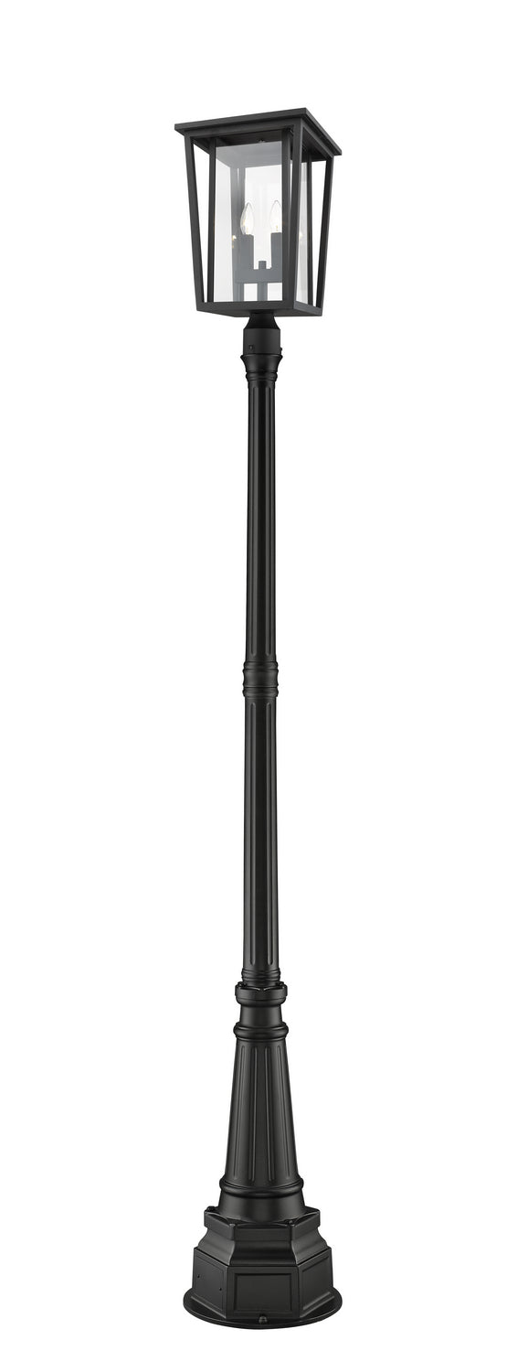 Z-Lite Lighting 571PHBR-564P-BK  Seoul Outdoor Black