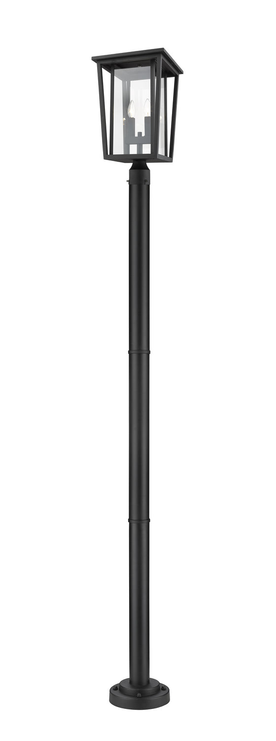 Z-Lite Lighting 571PHBR-567P-BK  Seoul Outdoor Black