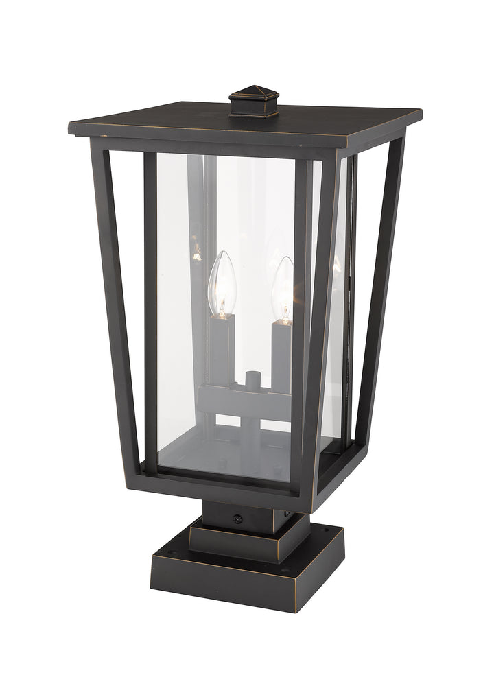 Z-Lite Lighting 571PHBS-SQPM-ORB  Seoul Outdoor Oil Rubbed Bronze