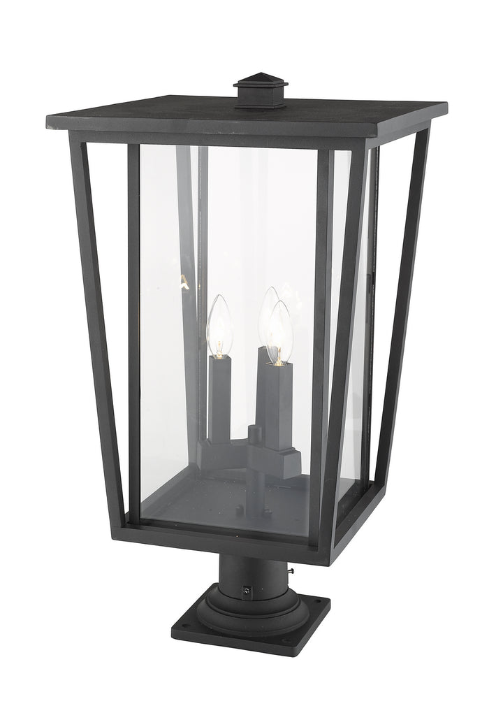 Z-Lite Lighting 571PHXLR-533PM-BK  Seoul Outdoor Black