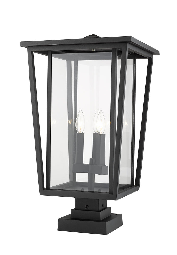 Z-Lite Lighting 571PHXLS-SQPM-BK  Seoul Outdoor Black