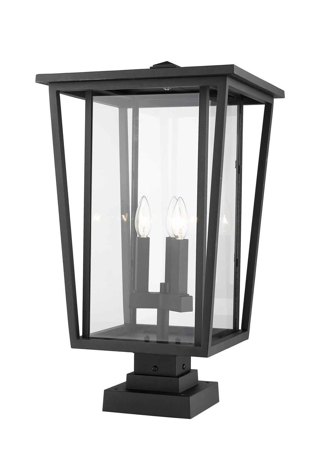 Z-Lite Lighting 571PHXLS-SQPM-BK  Seoul Outdoor Black
