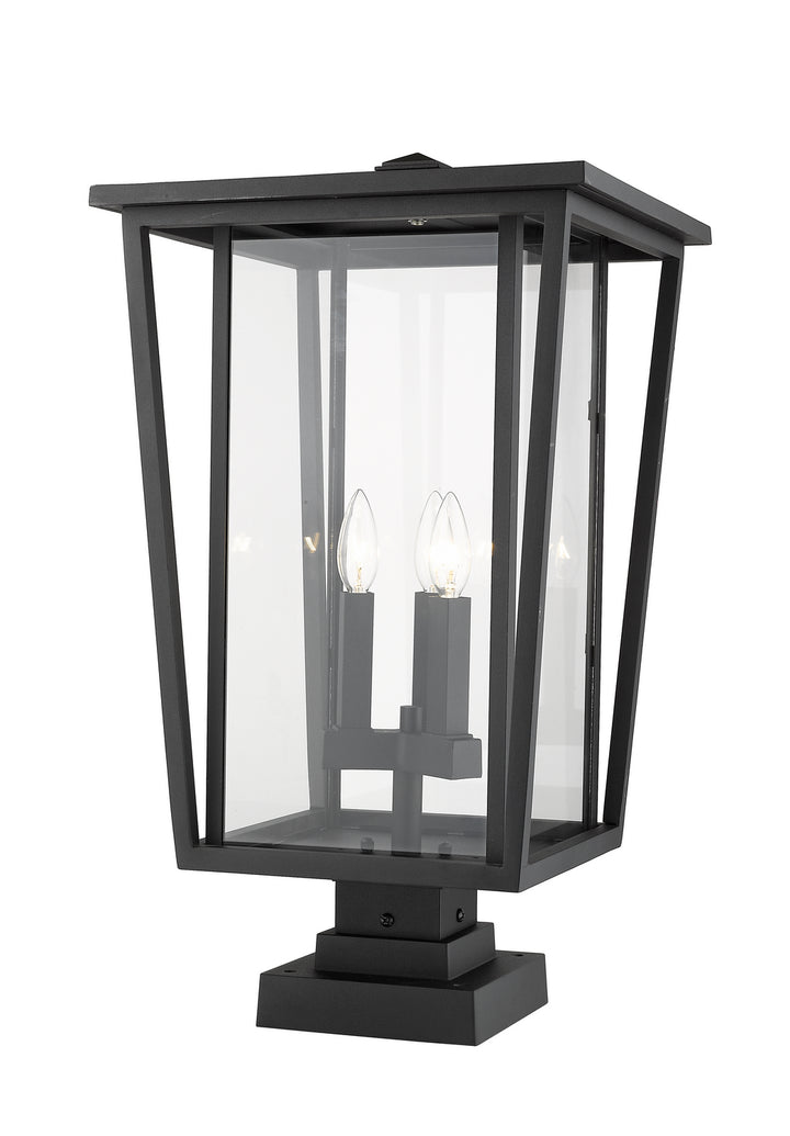 Z-Lite Lighting 571PHXLS-SQPM-BK  Seoul Outdoor Black