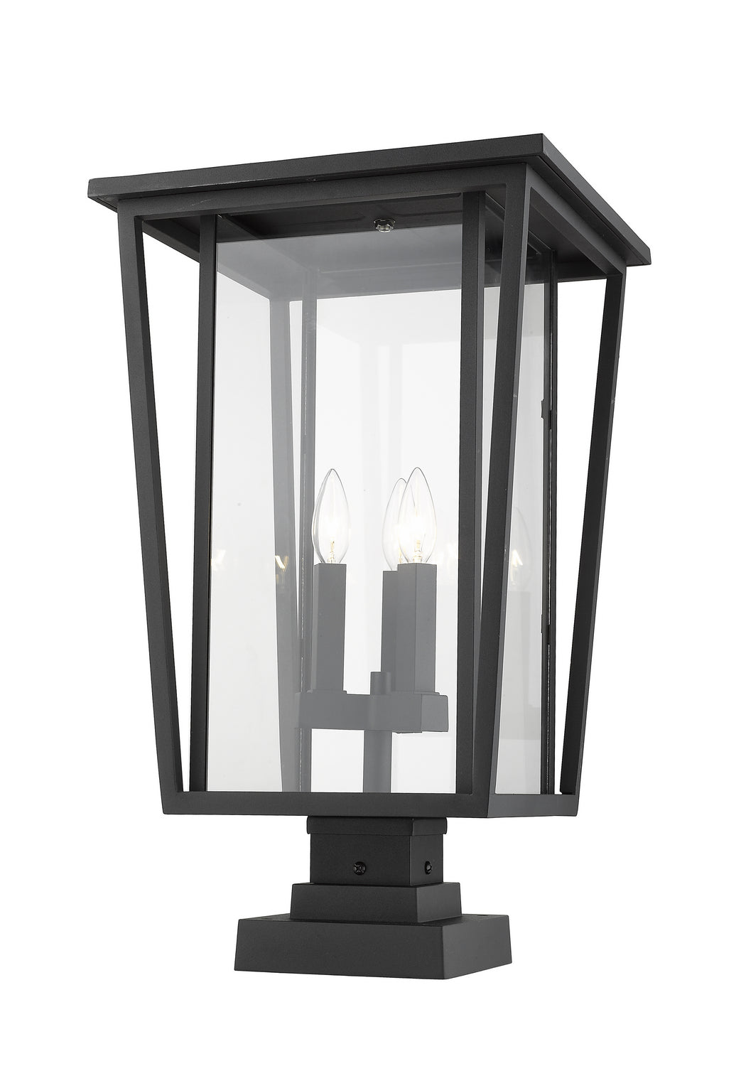 Z-Lite Lighting 571PHXLS-SQPM-BK  Seoul Outdoor Black