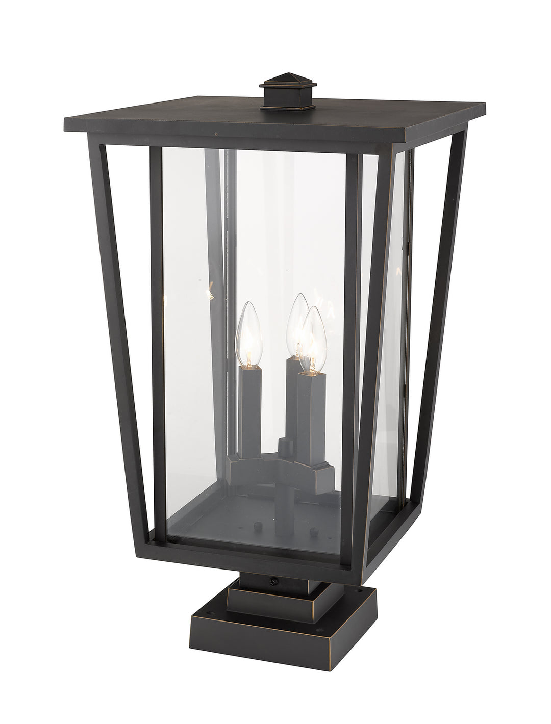Z-Lite Lighting 571PHXLS-SQPM-ORB  Seoul Outdoor Oil Rubbed Bronze