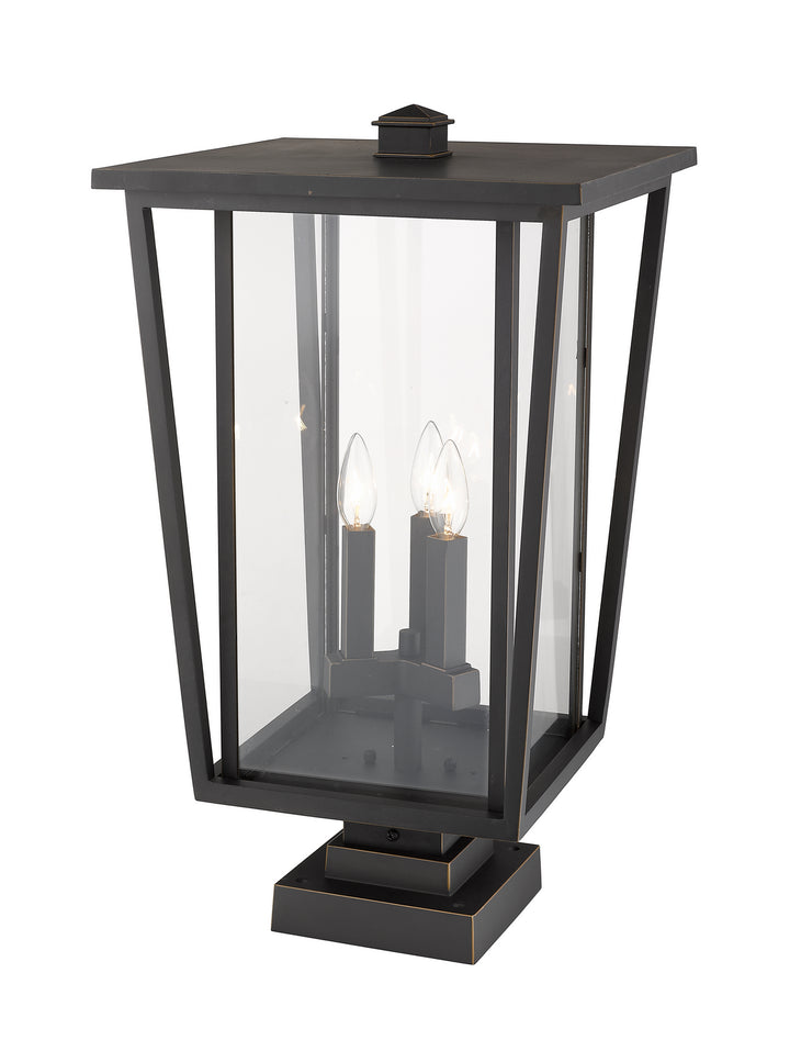 Z-Lite Lighting 571PHXLS-SQPM-ORB  Seoul Outdoor Oil Rubbed Bronze