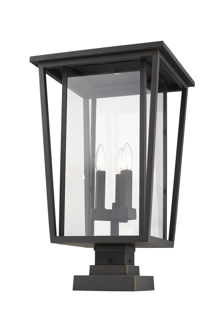 Z-Lite Lighting 571PHXLS-SQPM-ORB  Seoul Outdoor Oil Rubbed Bronze