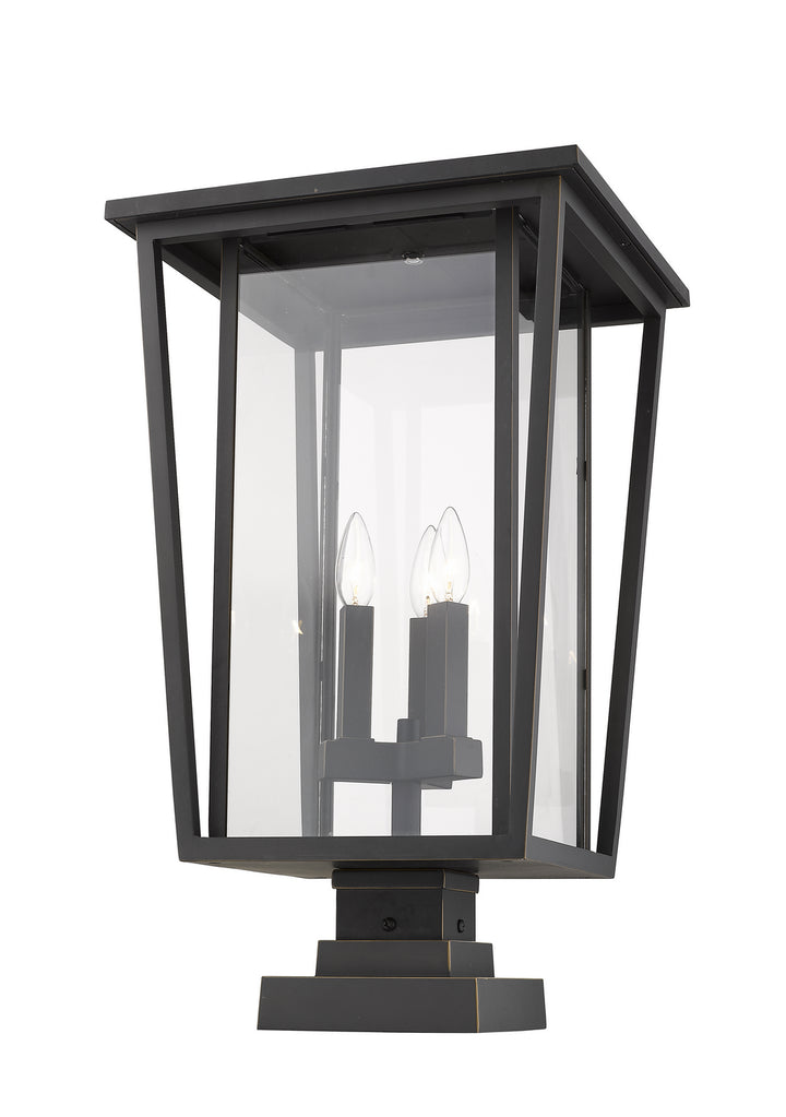 Z-Lite Lighting 571PHXLS-SQPM-ORB  Seoul Outdoor Oil Rubbed Bronze