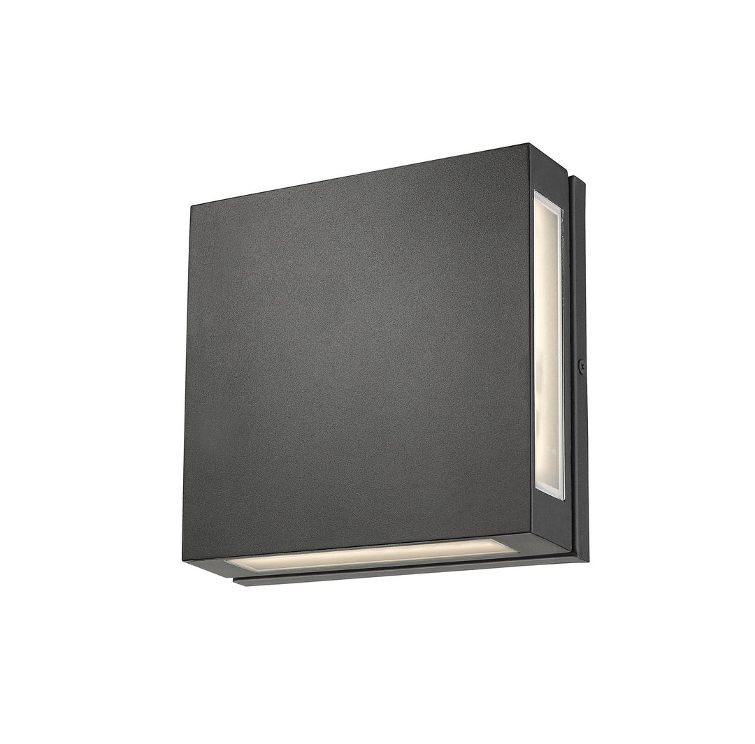 Z-Lite Lighting 572B-BK-LED Modern Quadrate Outdoor Black