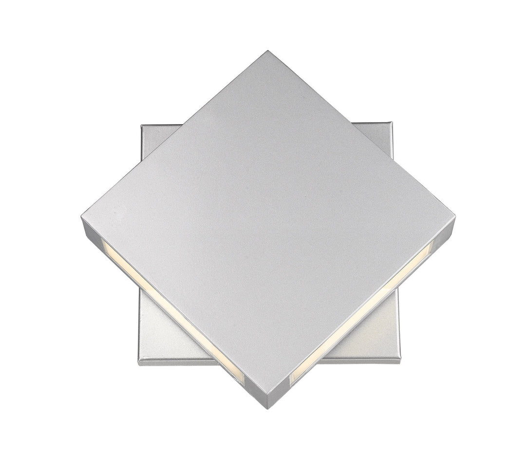 Z-Lite Lighting 572B-SL-LED Modern Quadrate Outdoor Silver