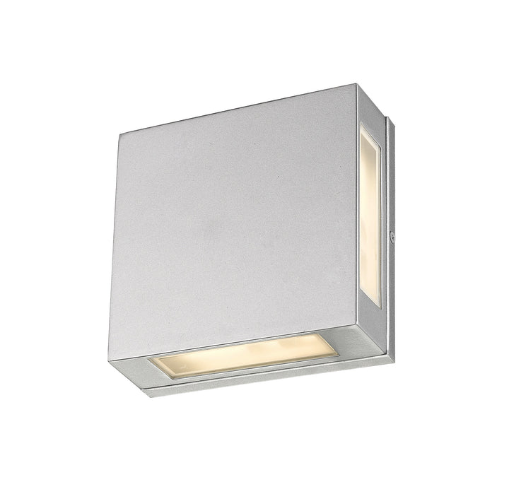 Z-Lite Lighting 572S-SL-LED Modern Quadrate Outdoor Silver