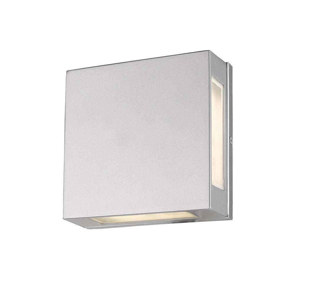 Z-Lite Lighting 572S-SL-LED Modern Quadrate Outdoor Silver