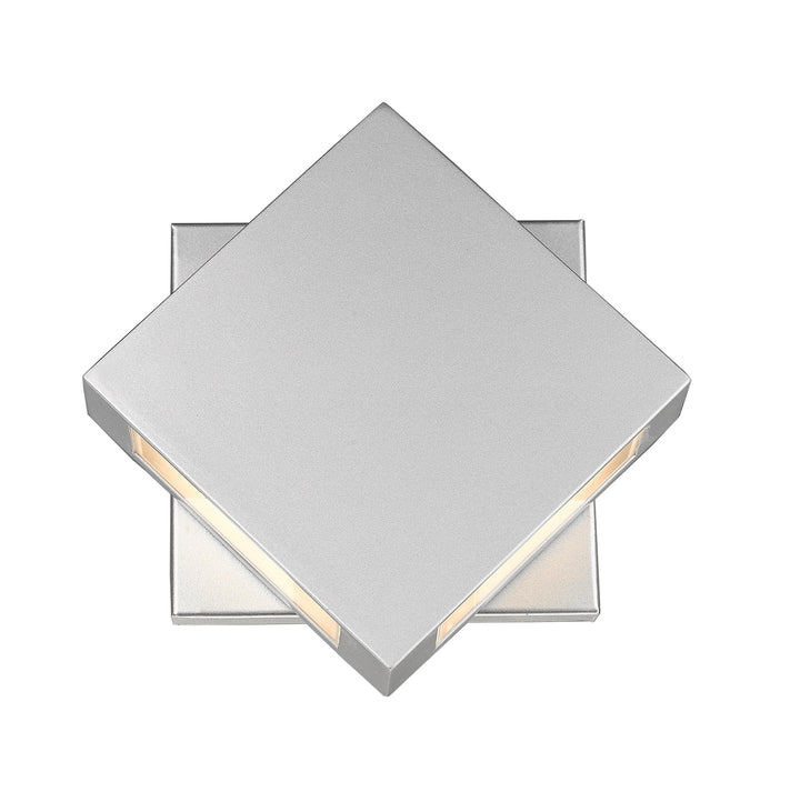 Z-Lite Lighting 572S-SL-LED Modern Quadrate Outdoor Silver