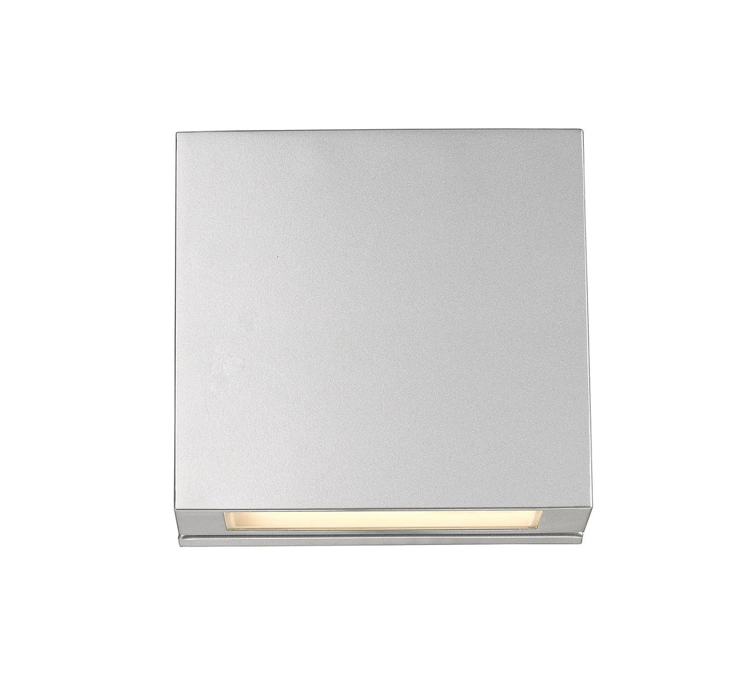 Z-Lite Lighting 573B-SL-LED Modern Quadrate Outdoor Silver