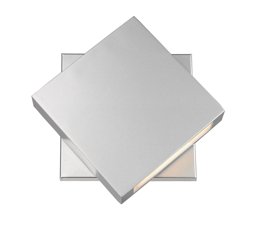 Z-Lite Lighting 573B-SL-LED Modern Quadrate Outdoor Silver