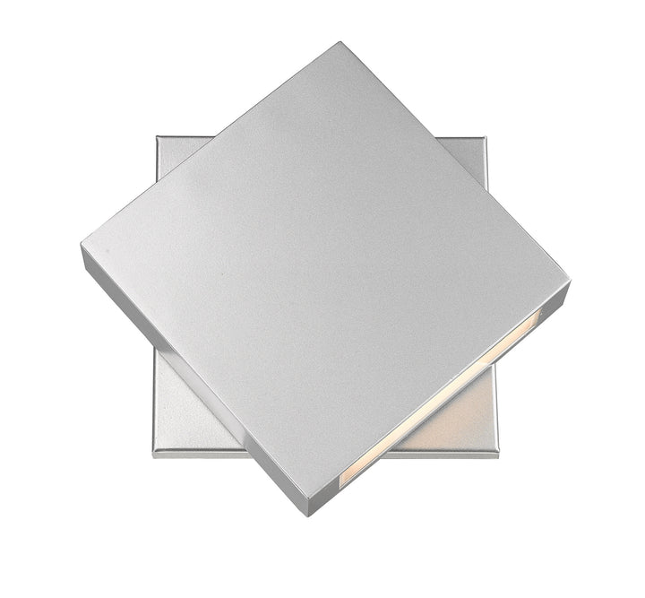 Z-Lite Lighting 573B-SL-LED Modern Quadrate Outdoor Silver