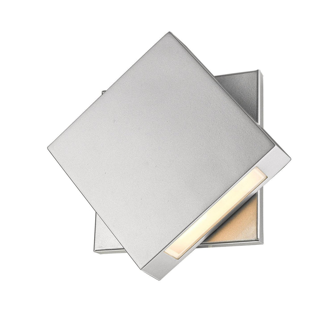 Z-Lite Lighting 573S-SL-LED Modern Quadrate Outdoor Silver