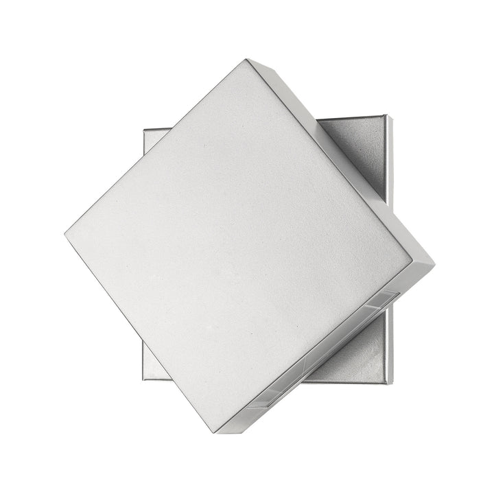 Z-Lite Lighting 573S-SL-LED Modern Quadrate Outdoor Silver