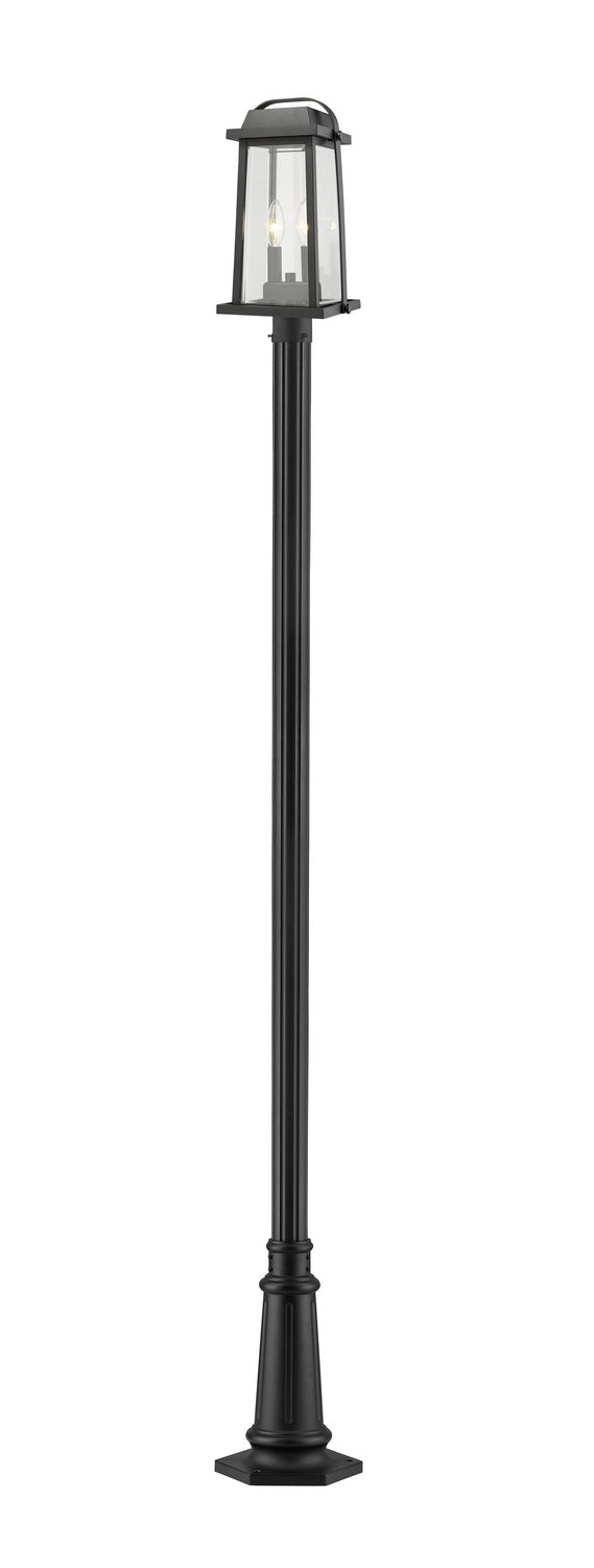 Z-Lite Lighting 574PHMR-557P-BK  Millworks Outdoor Black