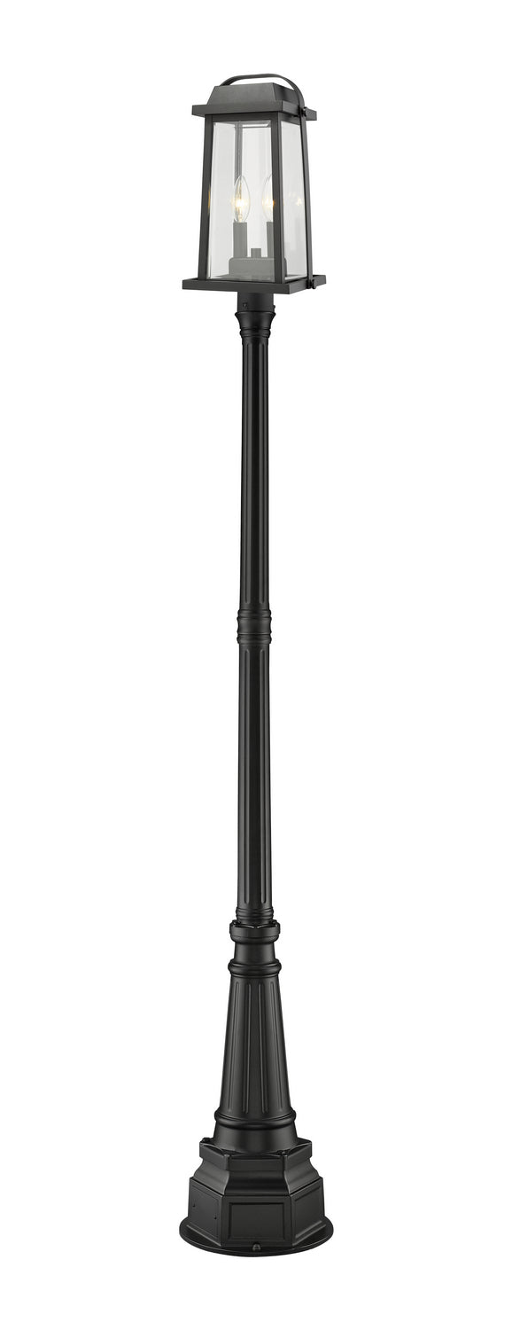 Z-Lite Lighting 574PHMR-564P-BK  Millworks Outdoor Black