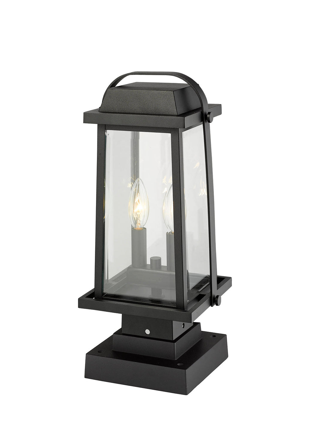 Z-Lite Lighting 574PHMS-SQPM-BK  Millworks Outdoor Black