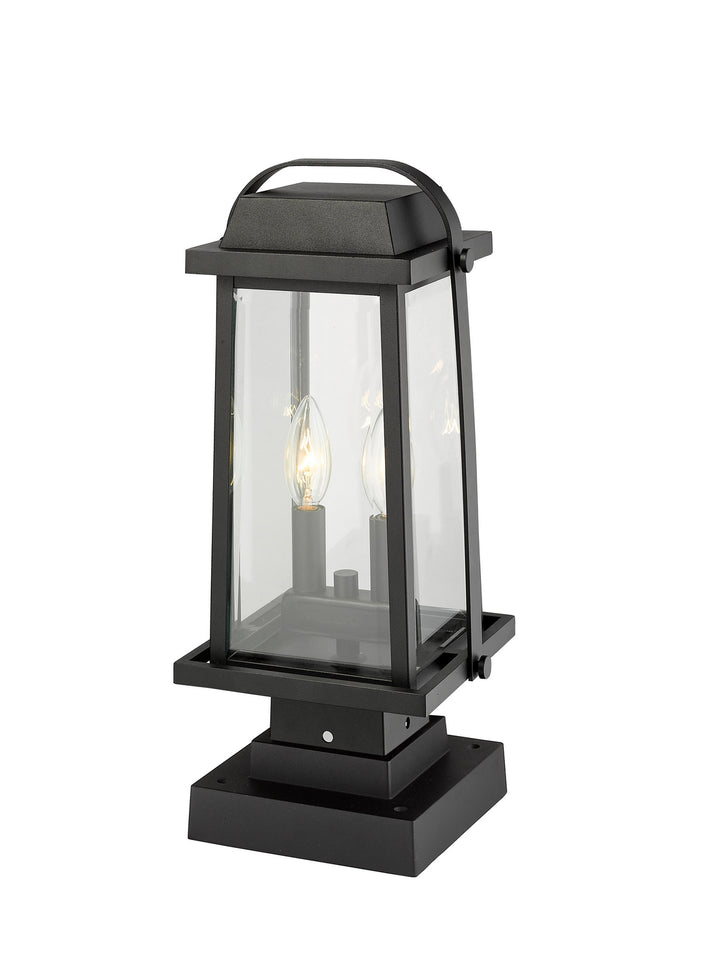Z-Lite Lighting 574PHMS-SQPM-BK  Millworks Outdoor Black