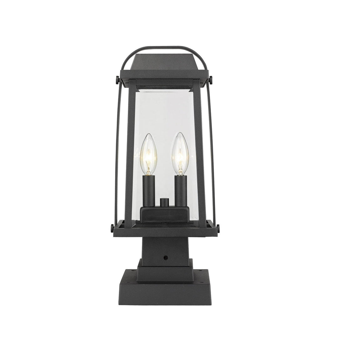 Z-Lite Lighting 574PHMS-SQPM-BK  Millworks Outdoor Black