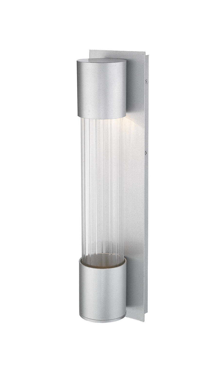 Z-Lite Lighting 575M-SL-LED Modern Striate Outdoor Silver