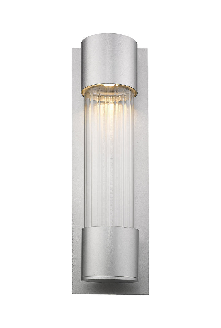 Z-Lite Lighting 575S-SL-LED Modern Striate Outdoor Silver