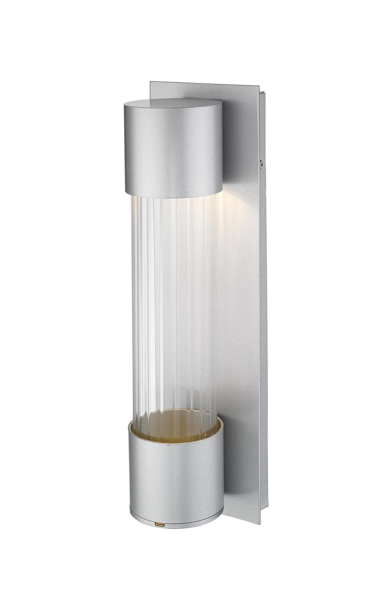 Z-Lite Lighting 575S-SL-LED Modern Striate Outdoor Silver