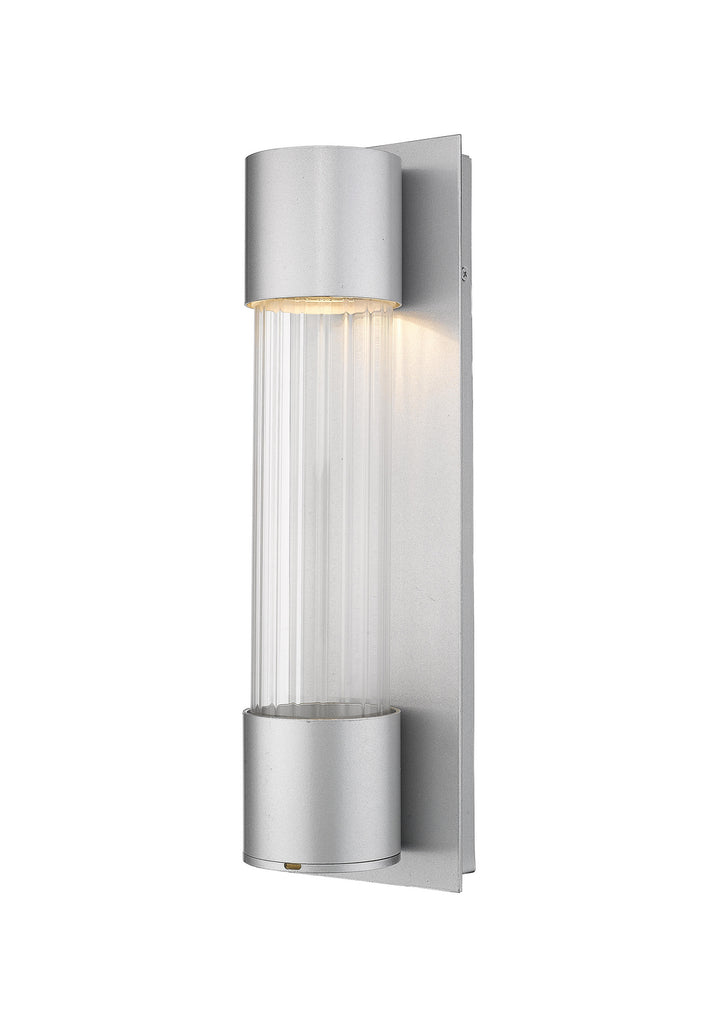 Z-Lite Lighting 575S-SL-LED Modern Striate Outdoor Silver