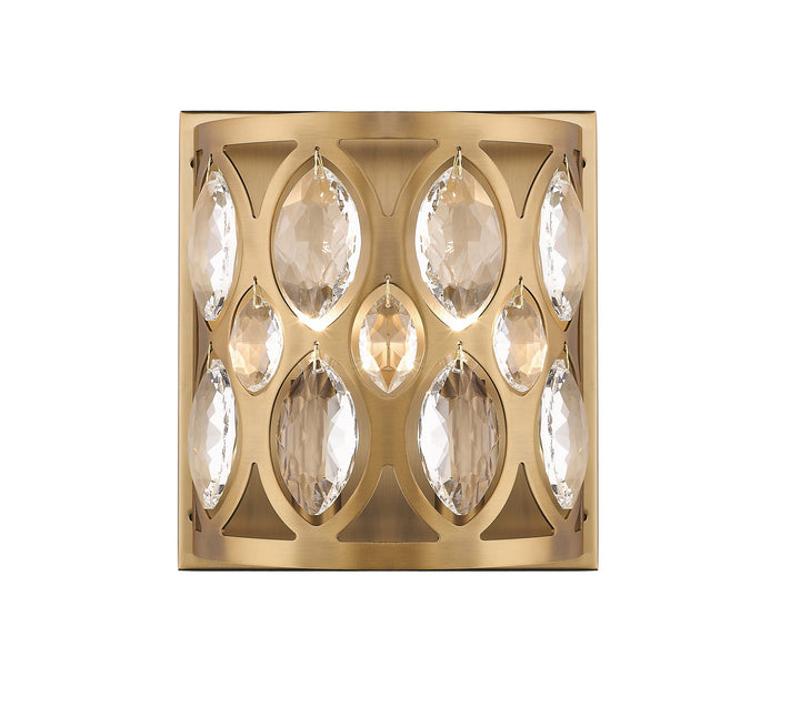 Z-Lite Dealey 6010-2S-HB Wall Sconce Light - Heirloom Brass
