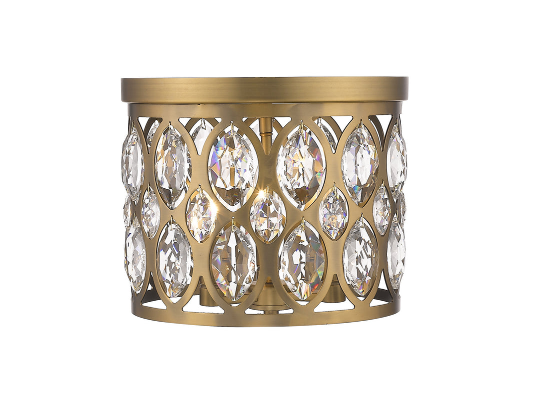 Z-Lite Dealey 6010F12HB Ceiling Light - Heirloom Brass